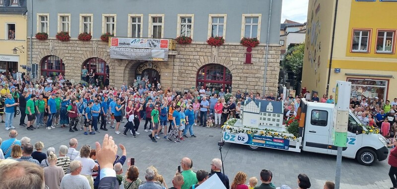 Festumzug 1125 Jahre Saalfeld