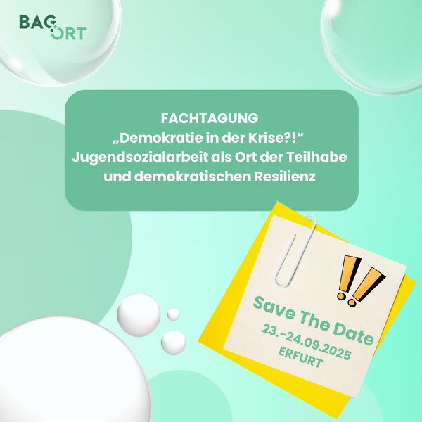 BAG&Ouml;RT Fachtagung in Erfurt 23.-24.09.2025